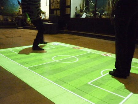 Игра на интерактивном полу